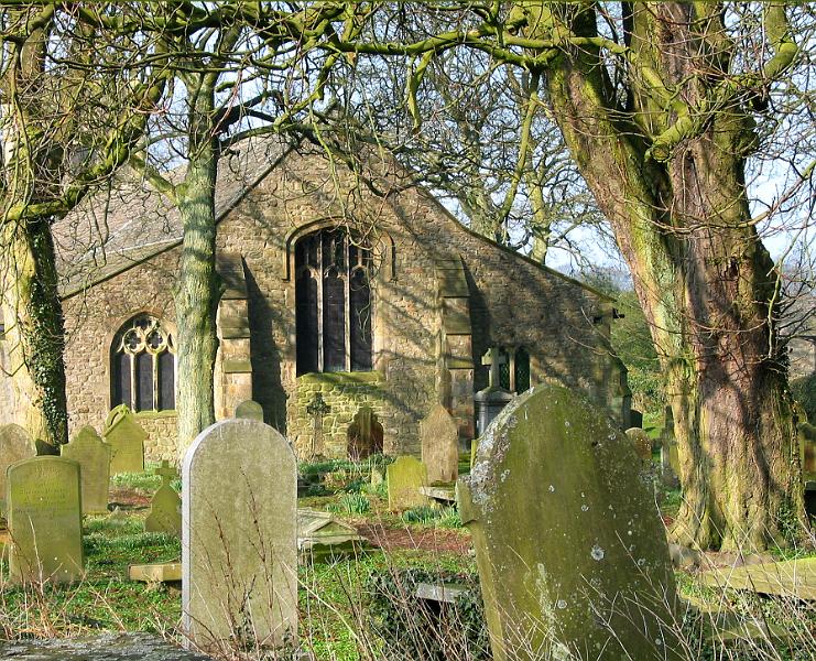 Shades-of-Green.jpg - "Shades of Green"  - by Gavin Dewar. St Mary's church, Long Preston.